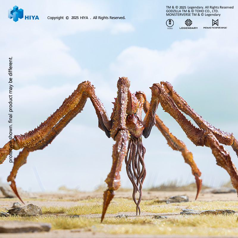 HIYA 海雅 7吋 精緻基礎系列 哥吉拉⼤戰⾦剛 青蟹 Scylla 可動