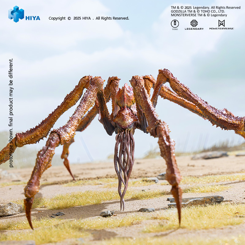 HIYA 海雅 7吋 精緻基礎系列 哥吉拉⼤戰⾦剛 青蟹 Scylla 可動