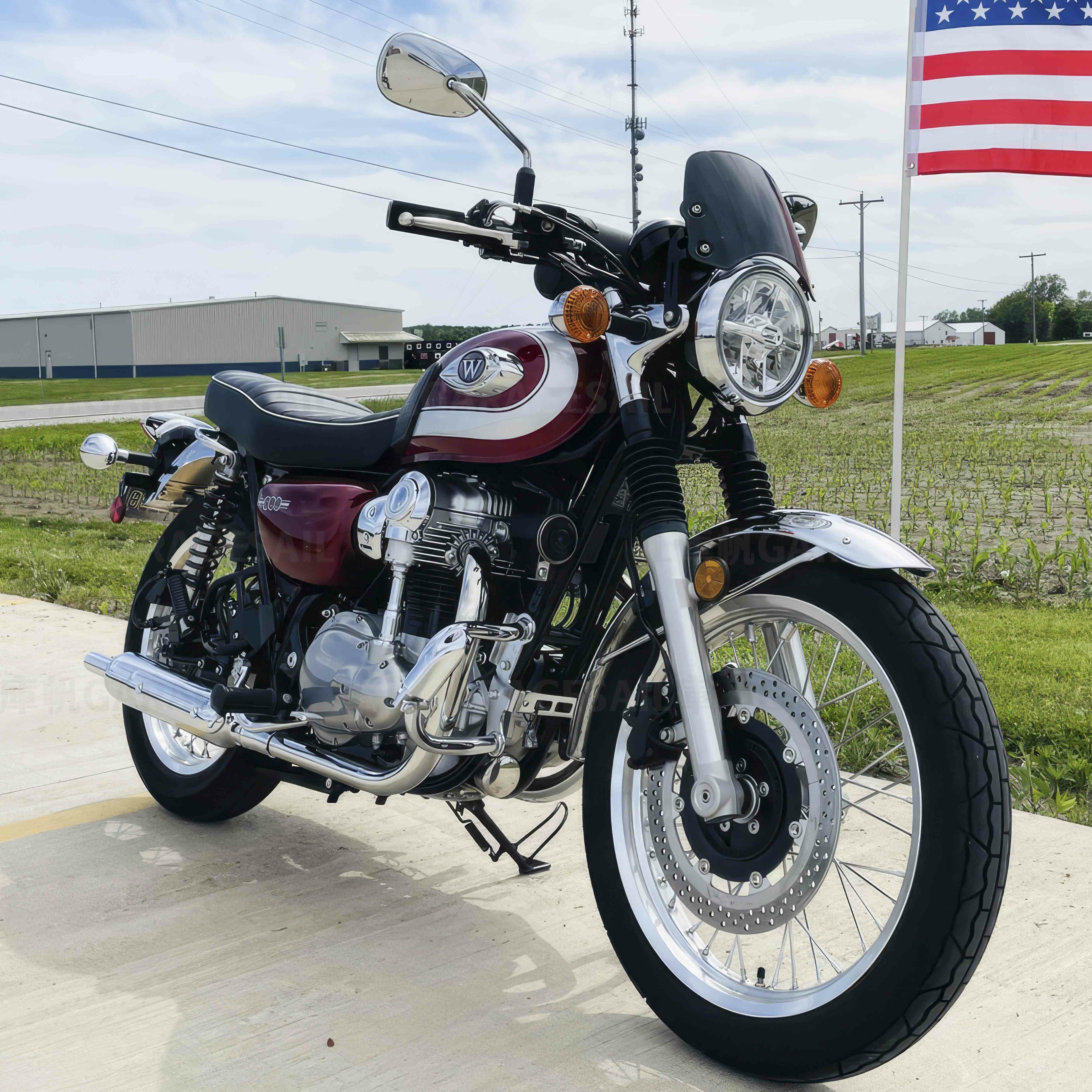 Dart 川崎 W800 (2019+)專用 風鏡 S3 低 Piranha