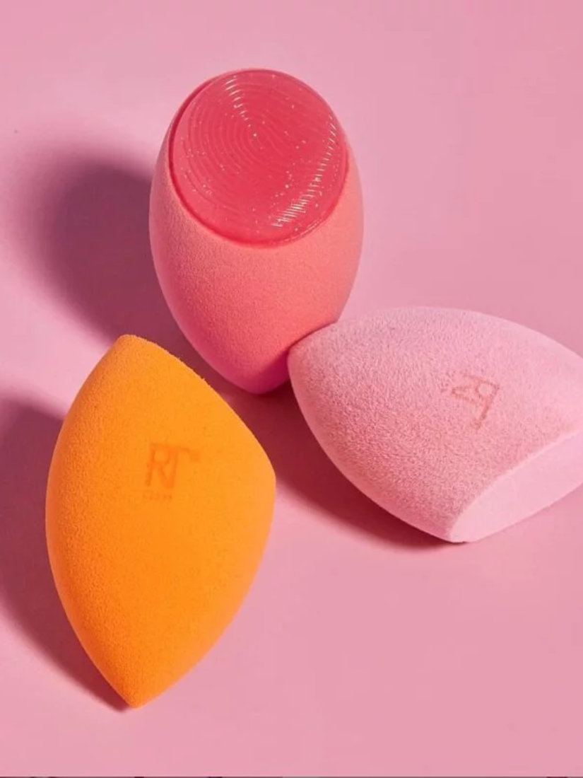 【 限量現貨 】Real Technique 橘色海綿美妝蛋 1入 2入 旅行海綿盒 美國