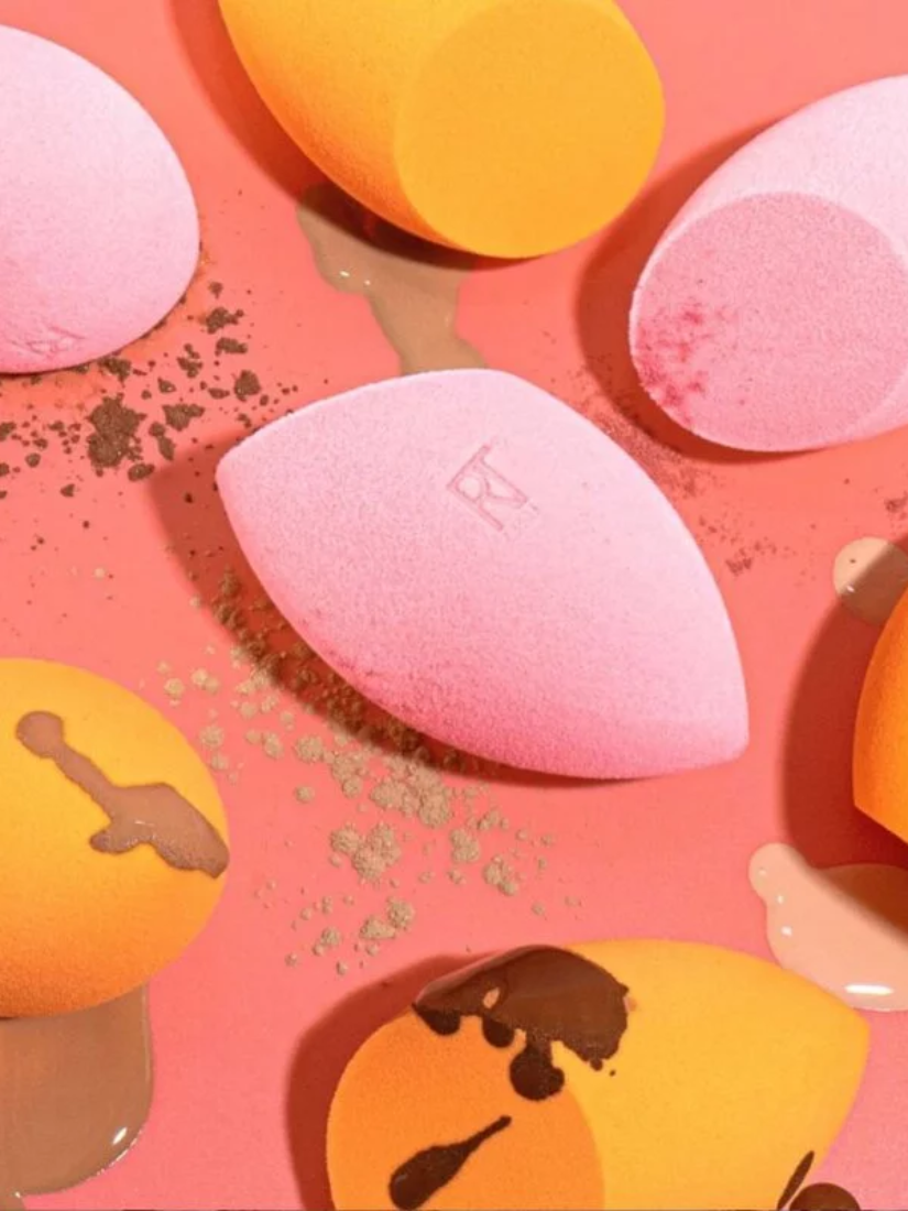 【 限量現貨 】Real Technique 橘色海綿美妝蛋 1入 2入 旅行海綿盒 美國