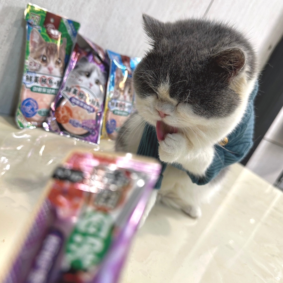 新裝上市ⓝⓔⓦ 貓主子御用保健機能肉泥條 - 牛磺酸/離胺酸/葡萄糖胺+ 單包 / 10包 / 15包 買越多省越多