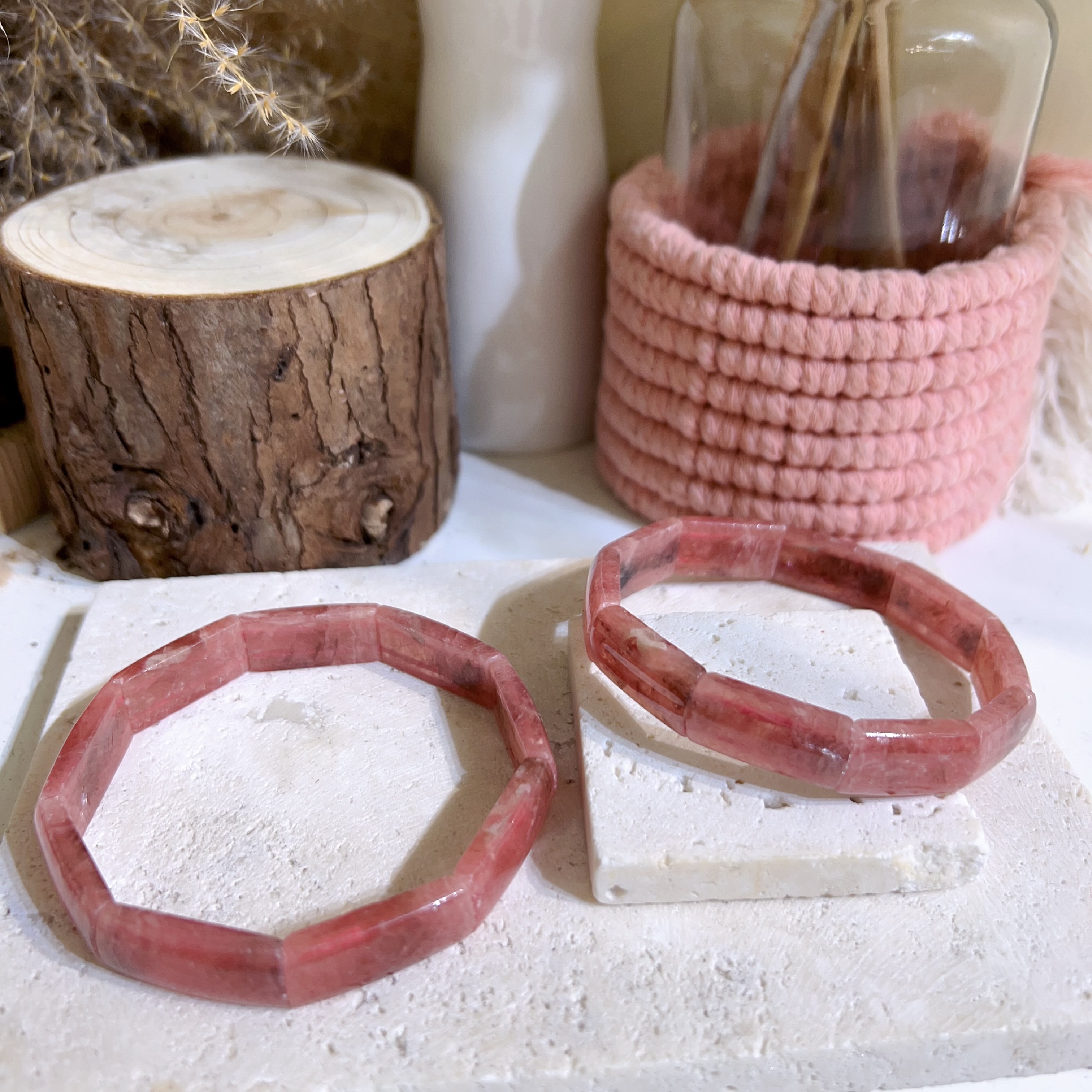 紅紋石手排 9+mm