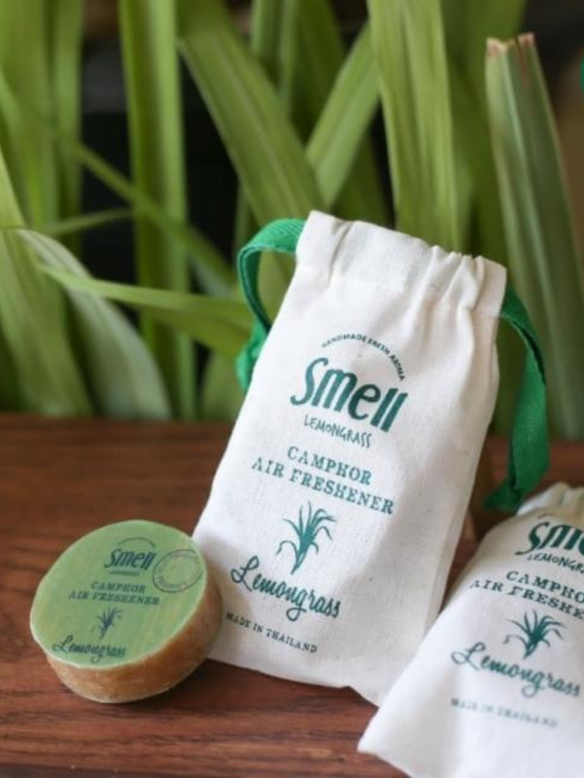 【 泰國連線 】SMELL LEMONGRASS 防蚊 香氛磚 迷你香包15g
