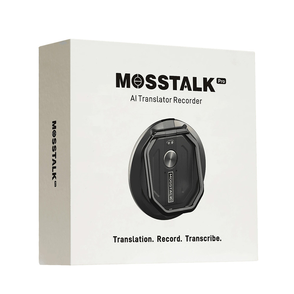 【新品】MOSSTALK Pro AI翻訳機 143言語 新品】MOSSTALK Pro AI翻訳機 143言語 並行輸入品】 MOSSTALK
