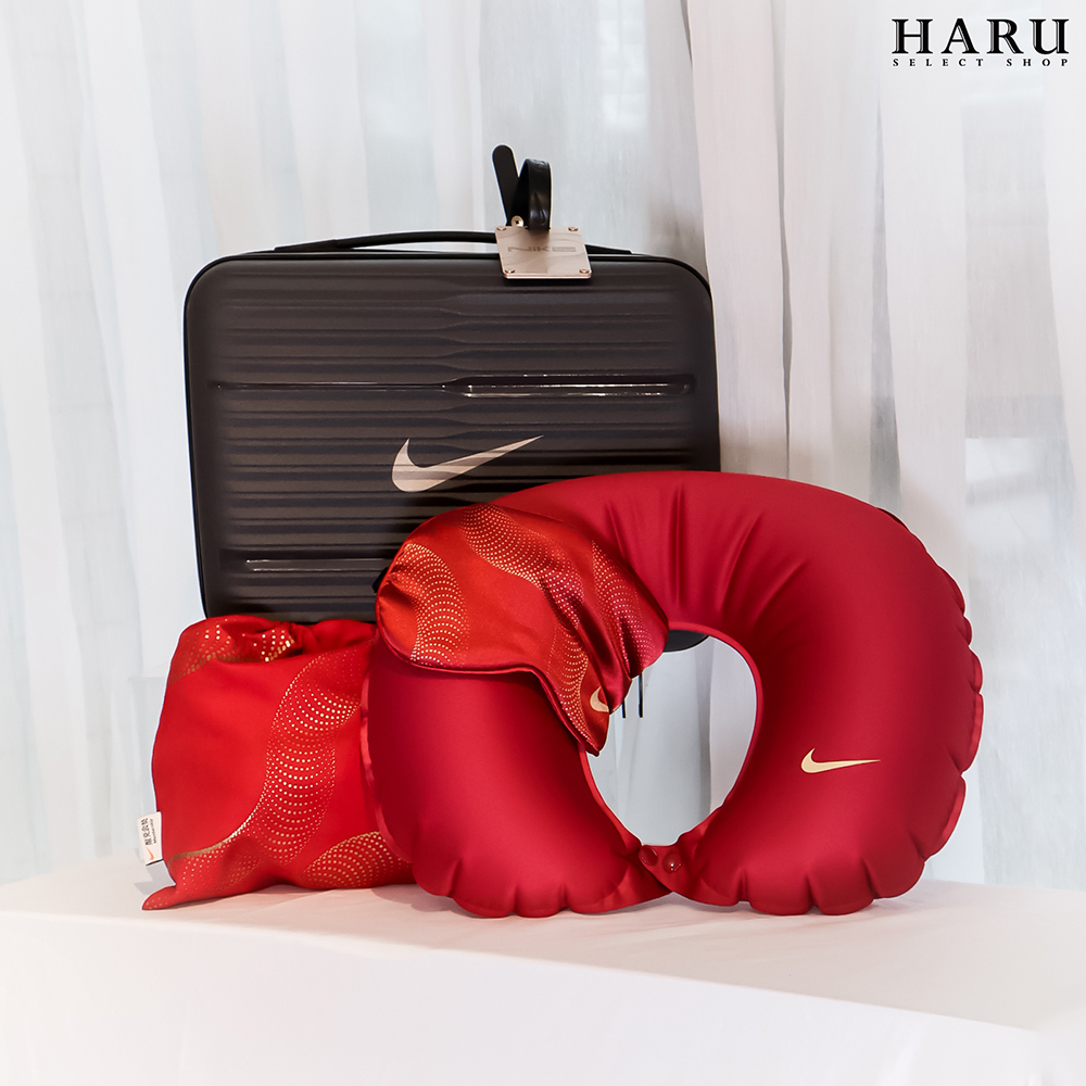蛇年會員限定 NIKE JORDAN 旅行套組 頸枕 眼罩 收納袋 束口袋 行李牌 迷你行李箱