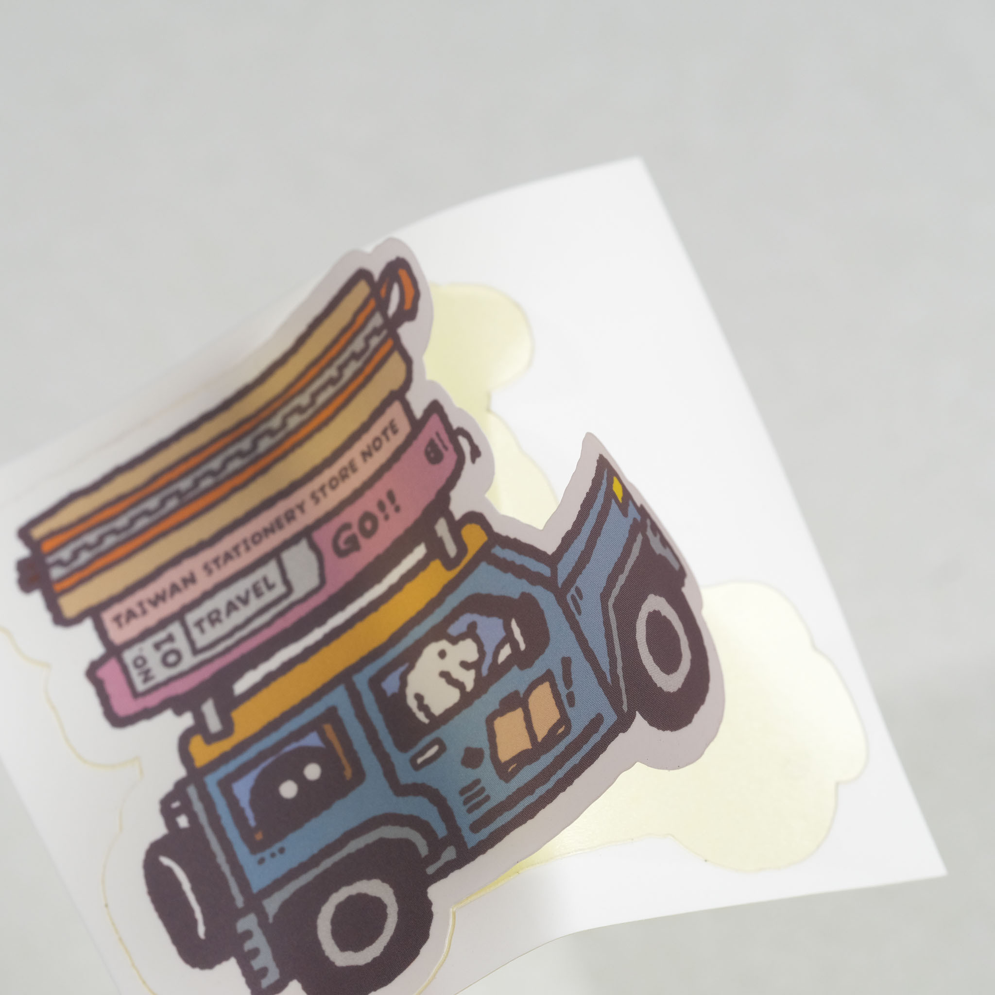 各種圖案大防水貼紙/一分之一工作室/臺灣