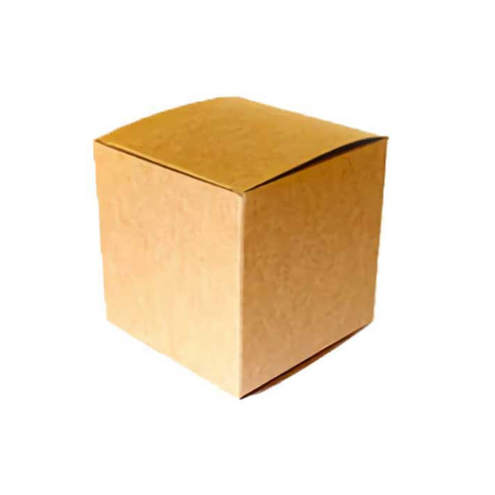 牛皮無印紙盒 NO.01 10入/包 6*6*6cm【3-0002-6】