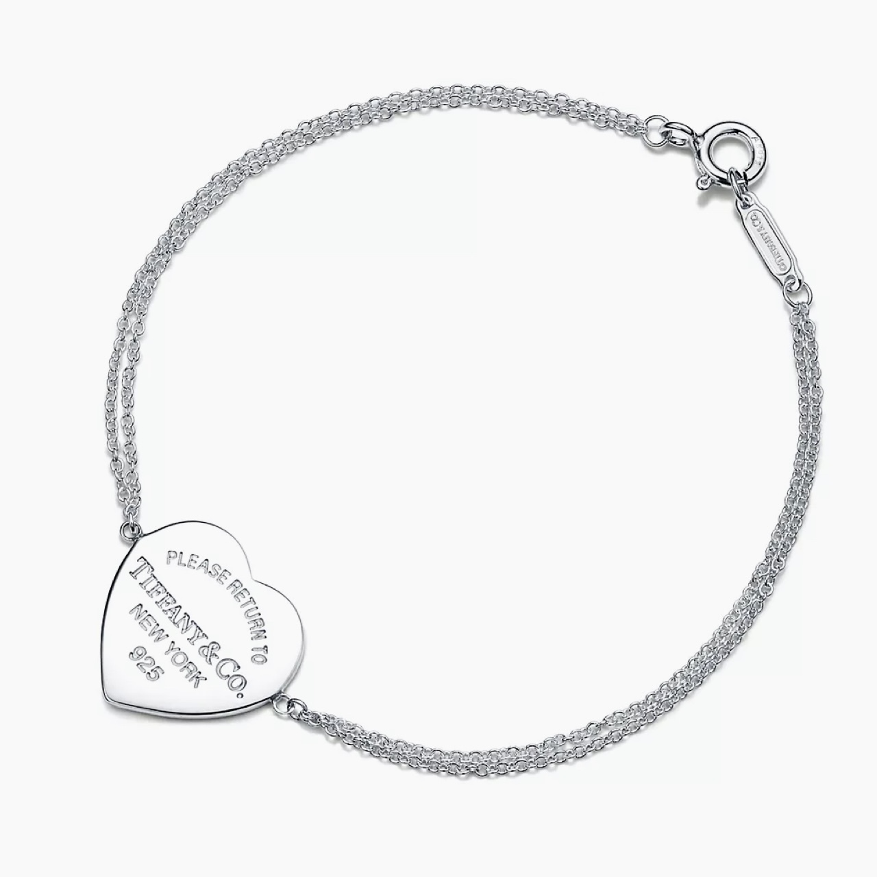 Tiffany - Return to Tiffany 雙鏈心形手鏈