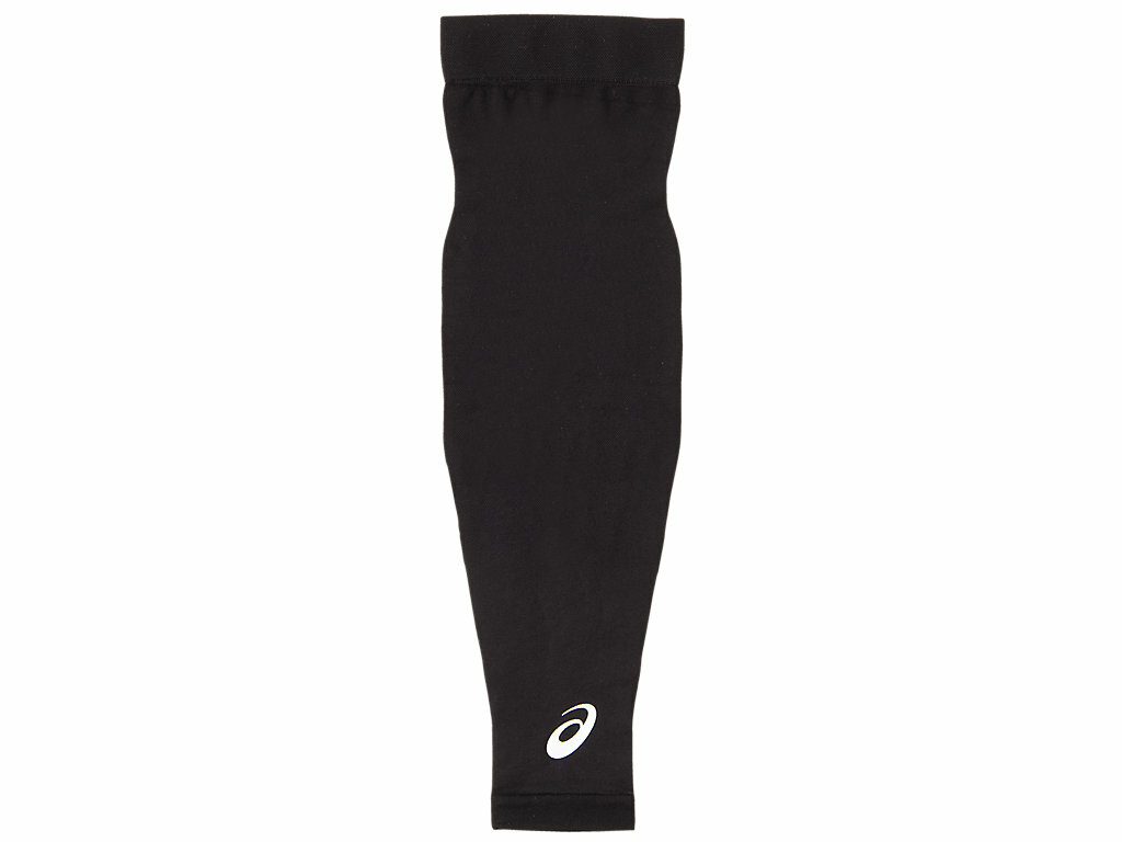 ASICS 薄型加長護膝 (一隻裝) 黑白色