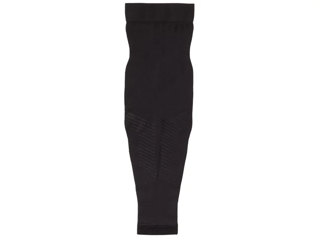 ASICS 薄型加長護膝 (一隻裝) 黑白色