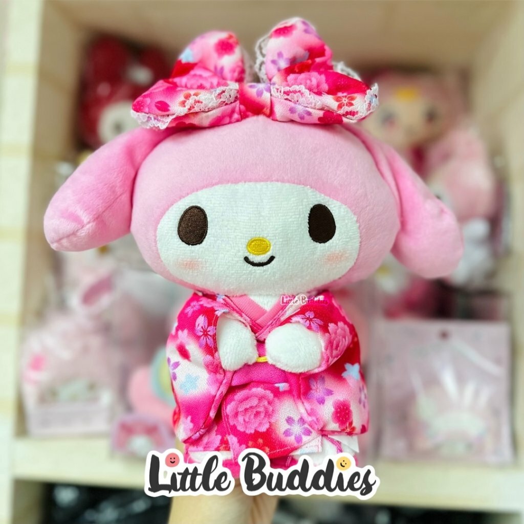 美版Sanrio 花花和服造型8吋公仔