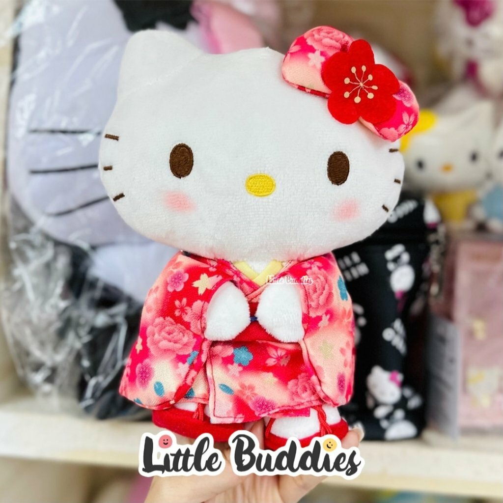 美版Sanrio 花花和服造型8吋公仔