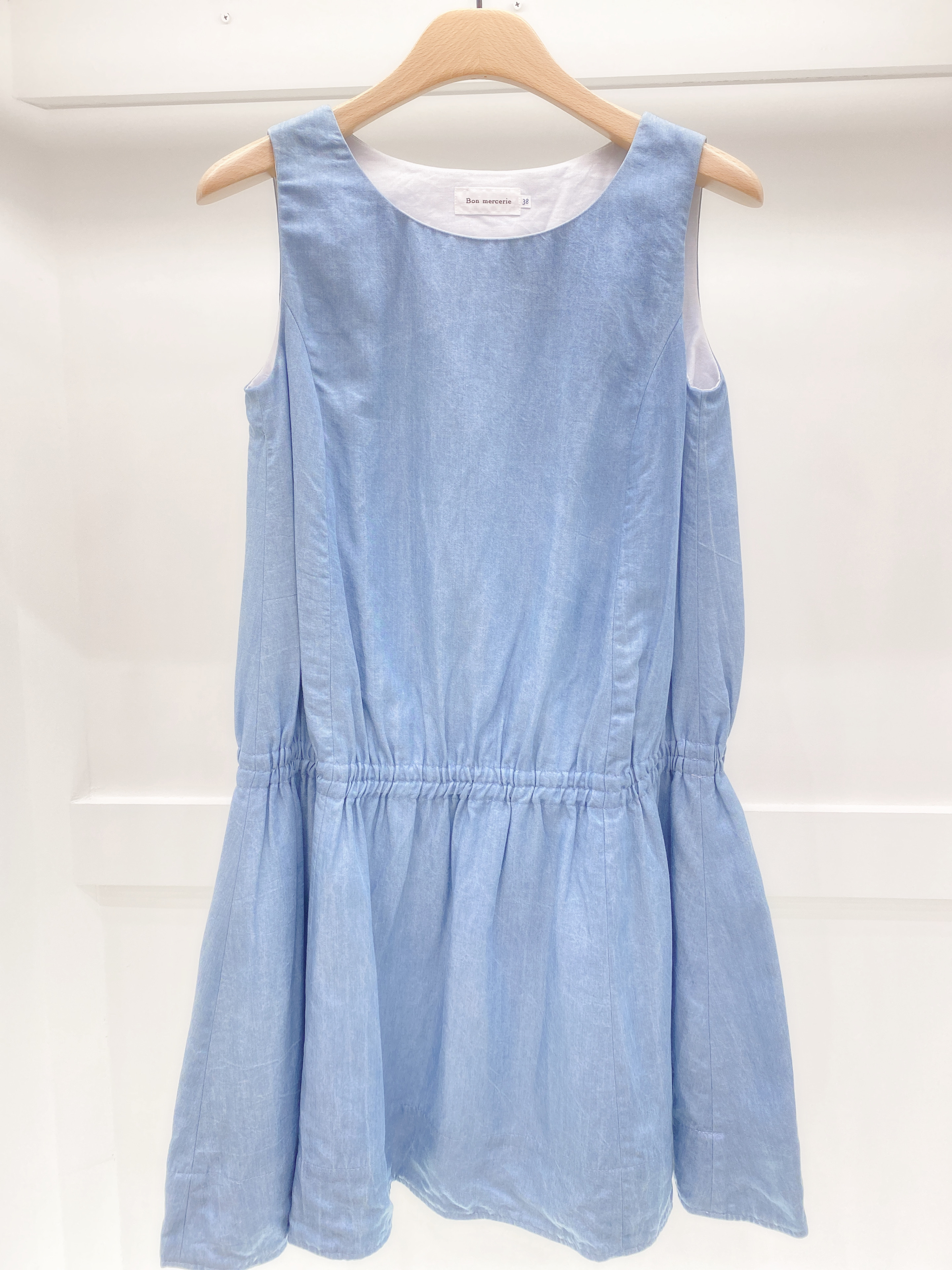 丹寧低裙擺洋裝