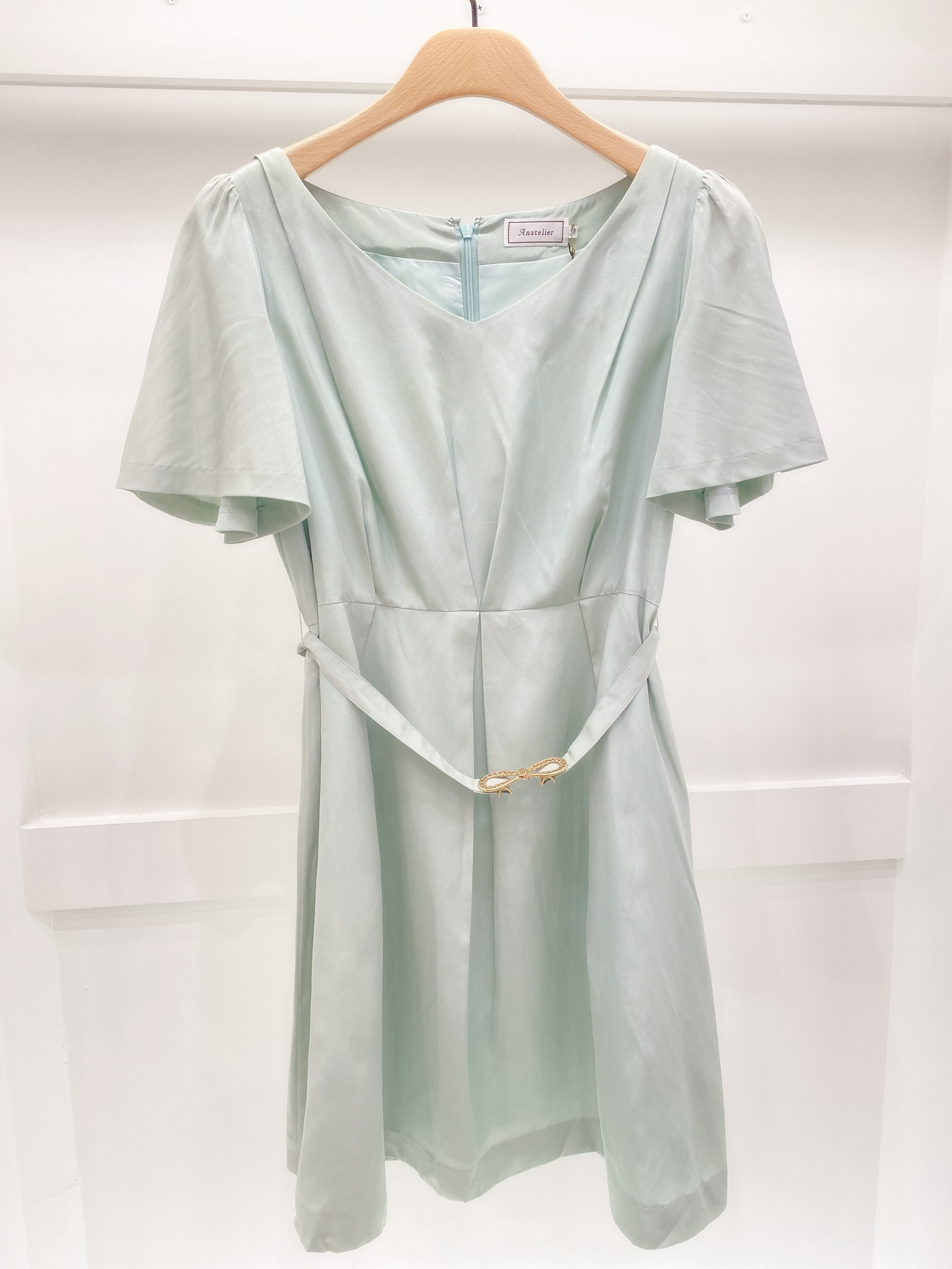 蝴蝶結腰帶洋裝