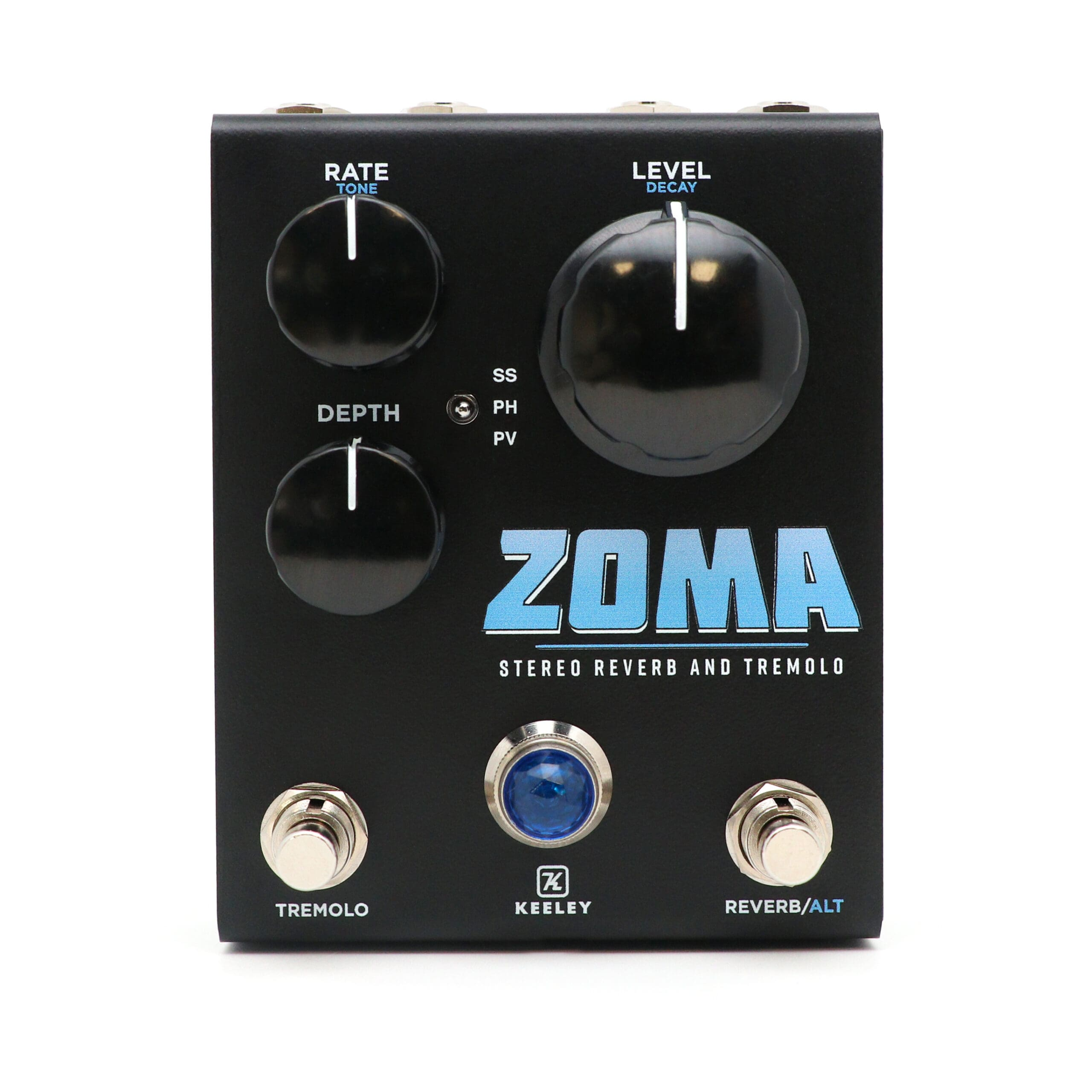 Keeley Keeley ZOMA Stereo Reverb and Tremolo BK 效果器 黑色 — 三峽效果器｜YA! 玩音樂
