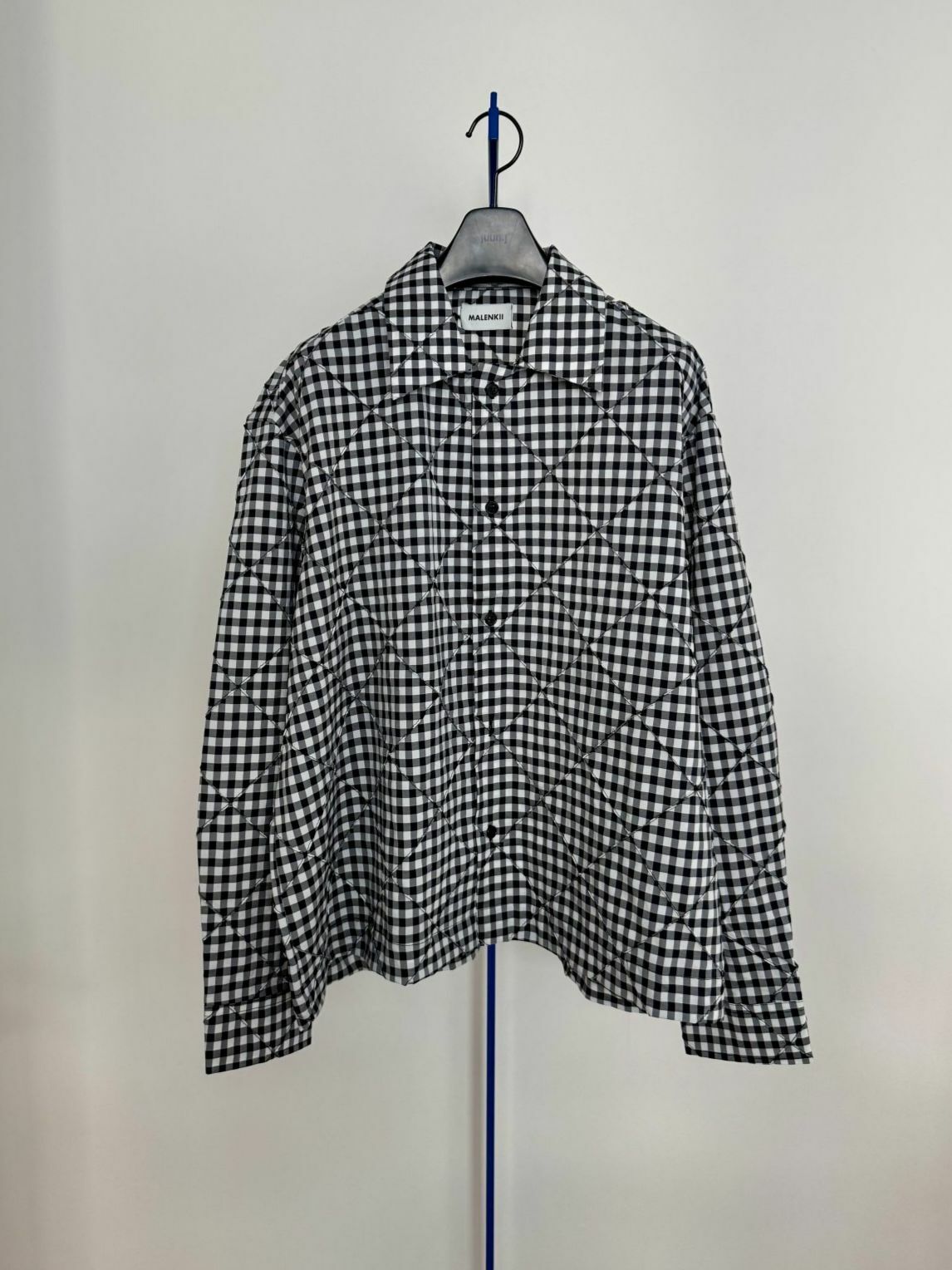 格仔長袖恤衫 MALENKII-133S