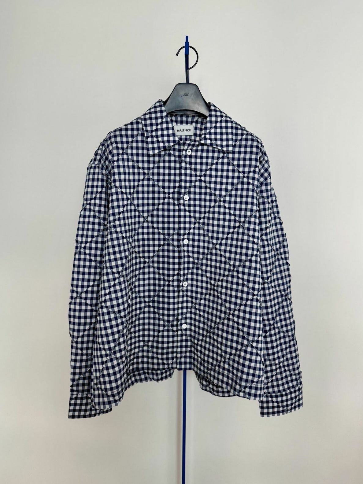 格仔長袖恤衫 MALENKII-133S