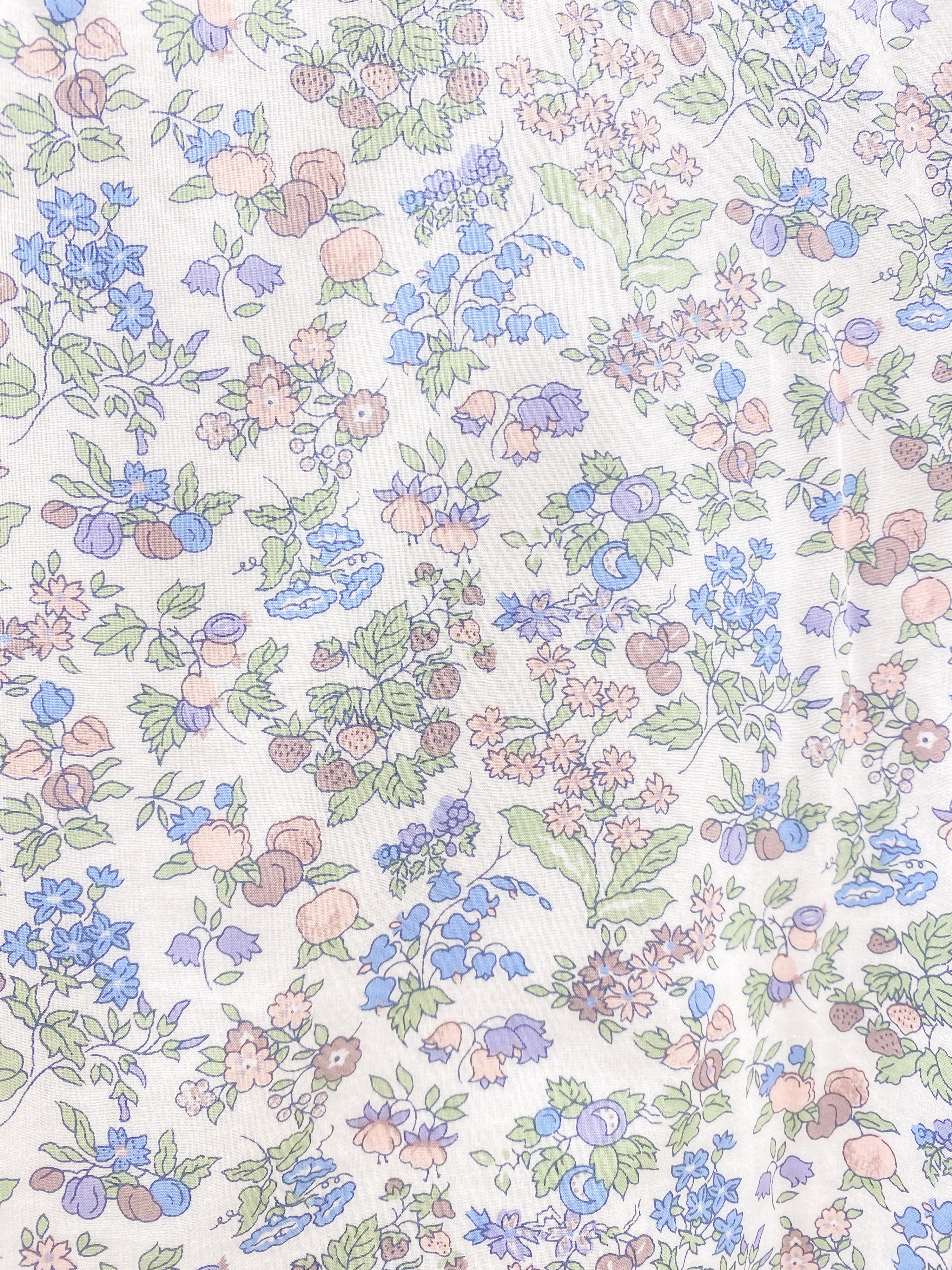 花布夏日斜䄂款T