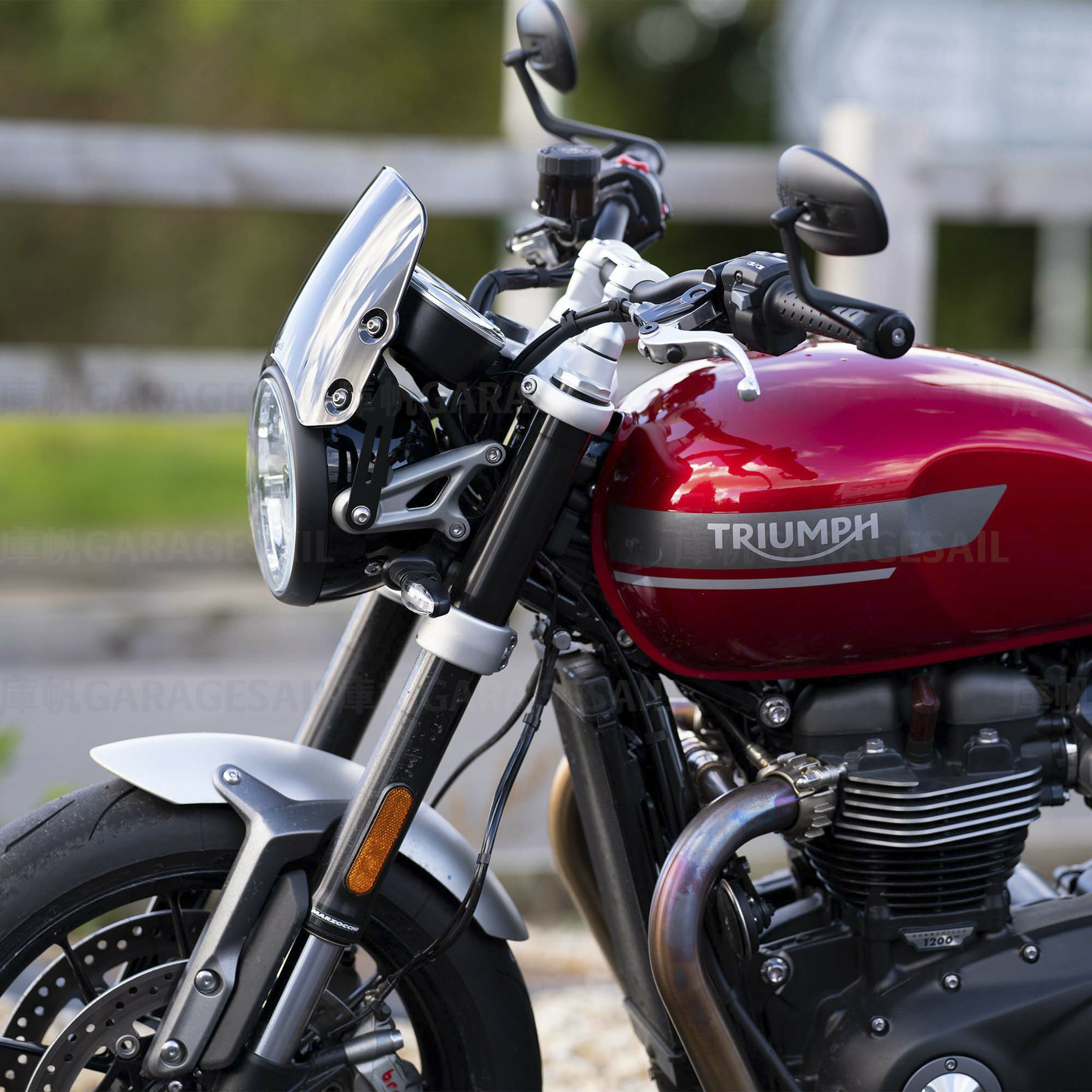 Dart 水冷 Speed Twin 1200 (2022+倒叉)專用 風鏡 S3 低 Piranha