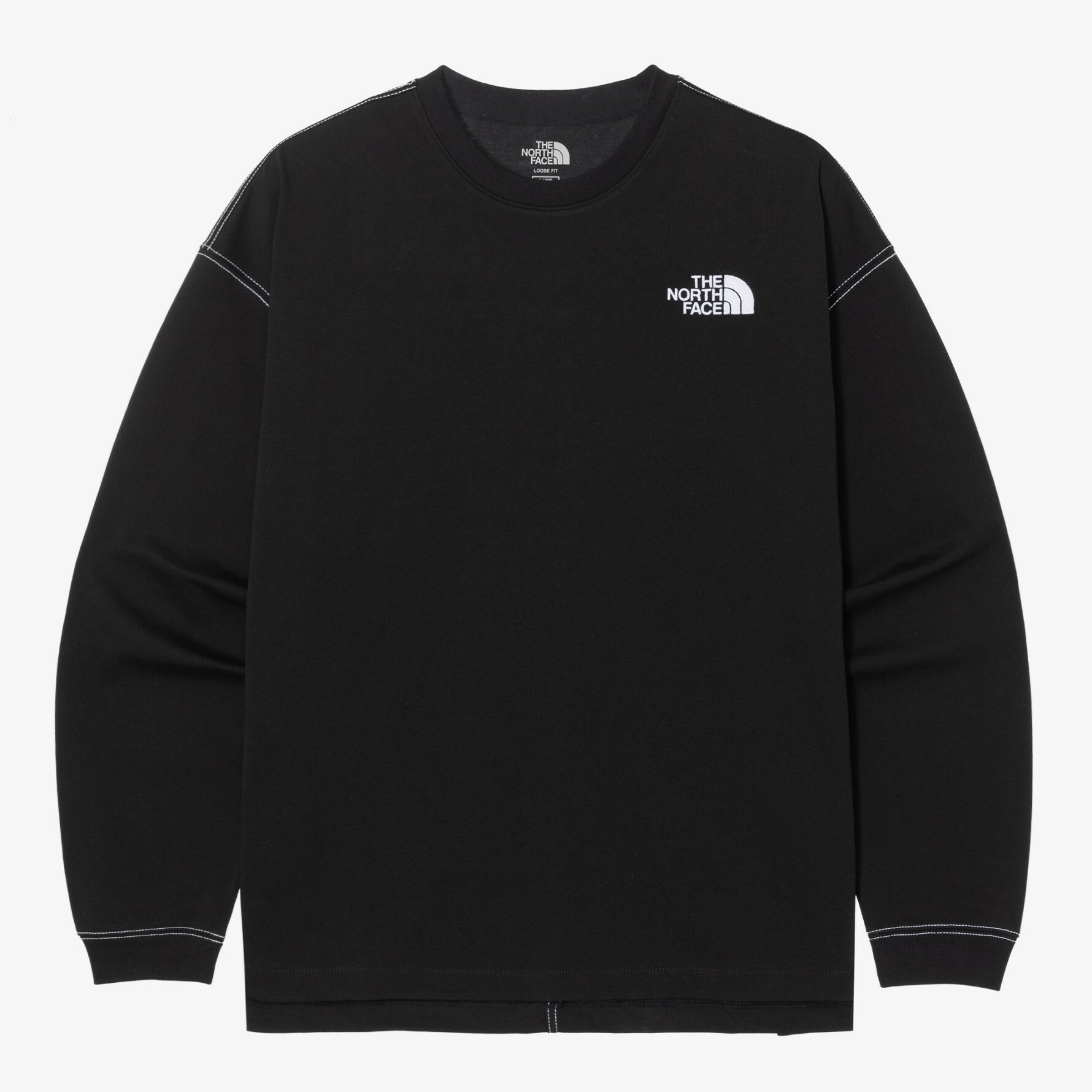 【代購】THE NORTH FACE 北臉 白標 ESSENTIAL L/S 線條 長袖 大學T NT7TR01