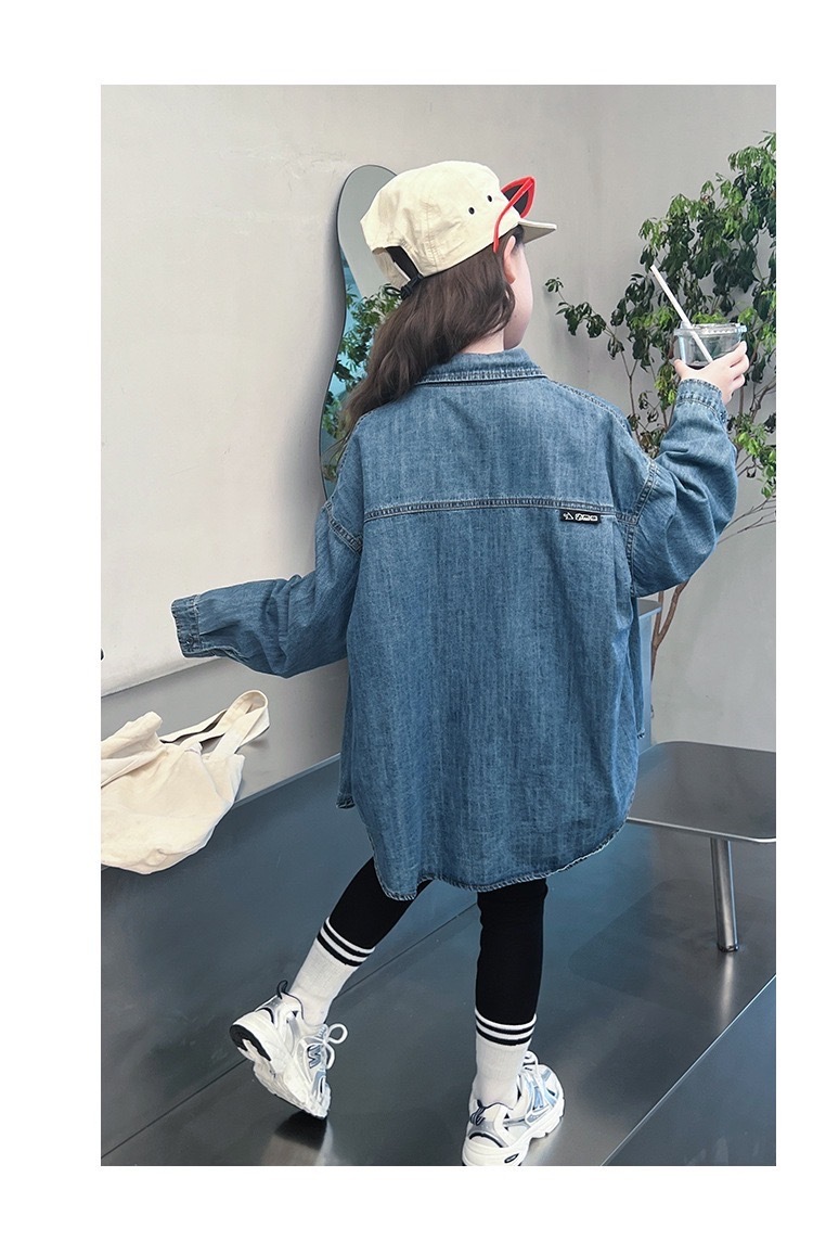 版型優牛仔藍外套