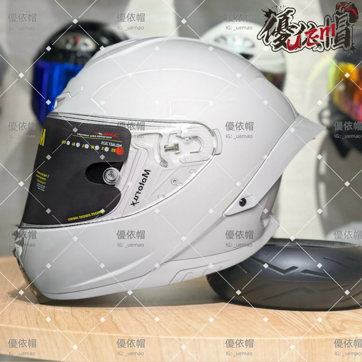 MOTORAX 摩雷士 R50S 純白 限量