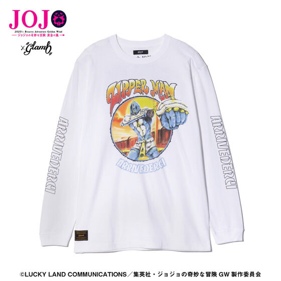 225767 Pbandai 預訂 2025/5月 ジョジョの奇妙な冒険 黄金の風【glamb】ロングTシャツ1