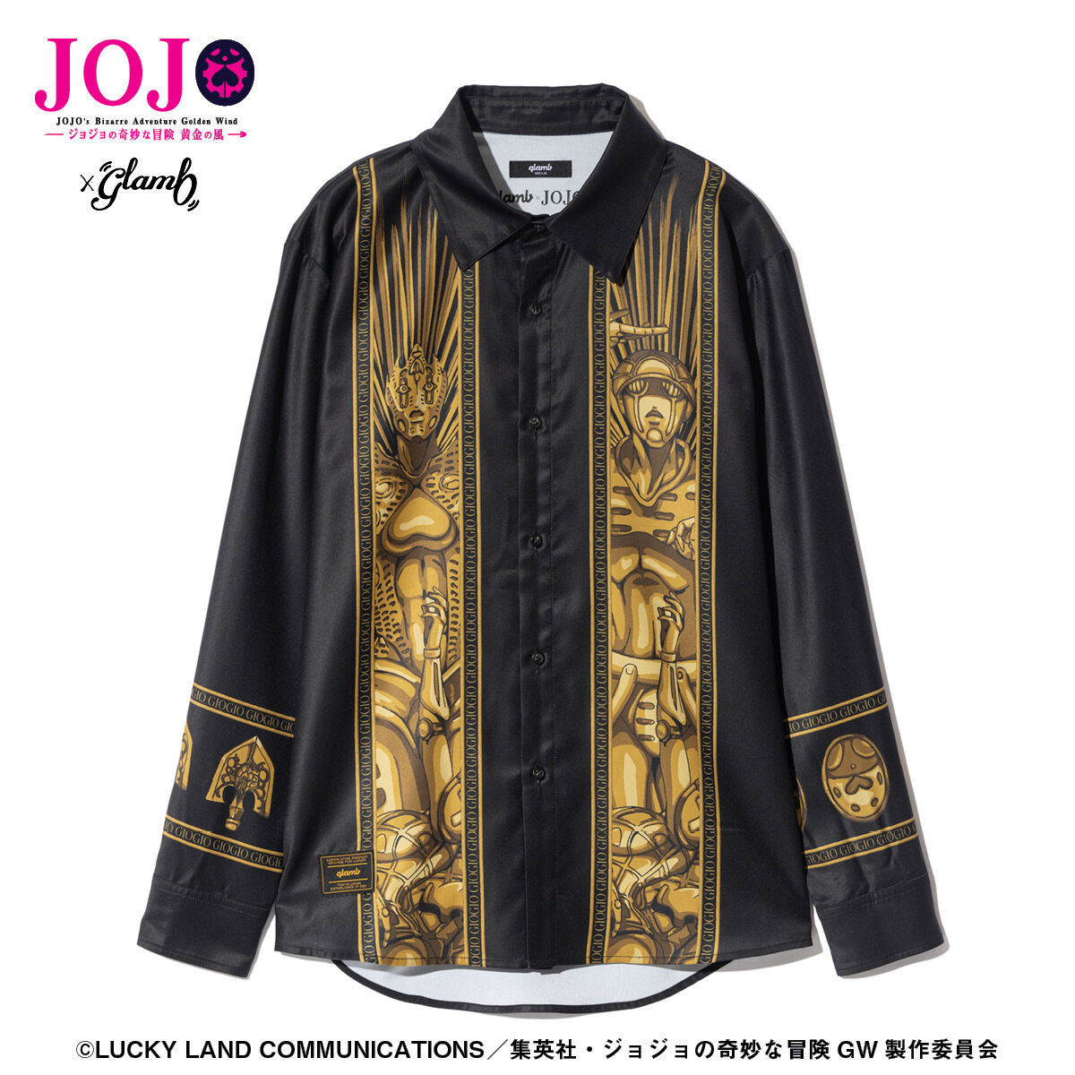 225765 Pbandai 預訂 2025/5月 ジョジョの奇妙な冒険 黄金の風【glamb】長袖シャツ