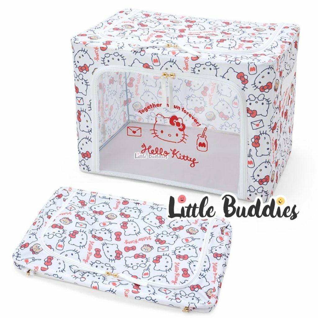 日版 Sanrio 有窗折疊收納箱