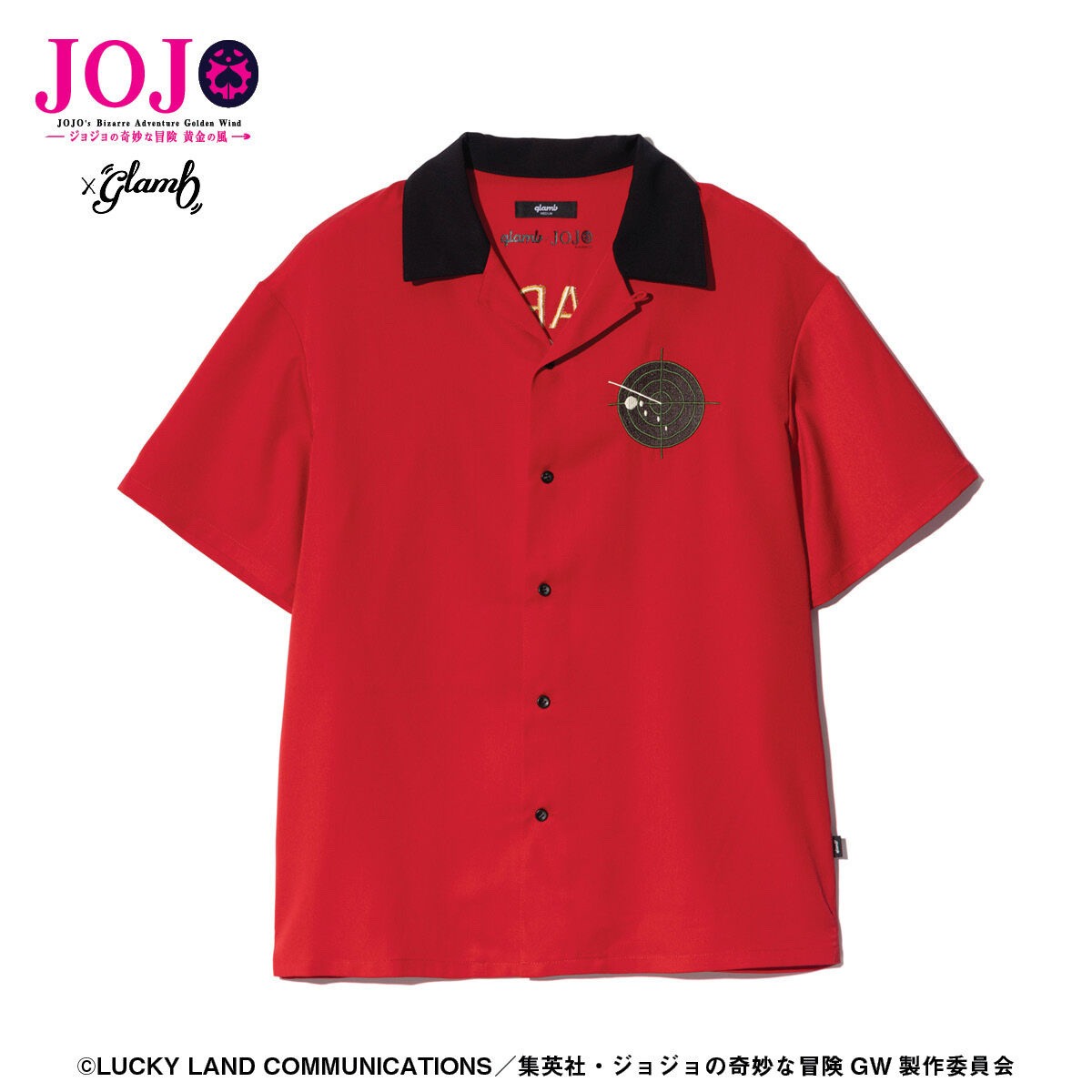 225765 Pbandai 預訂 2025/5月 ジョジョの奇妙な冒険 黄金の風【glamb】半袖シャツ