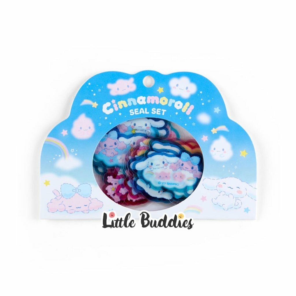 日版 Sanrio Cinnamoroll and Poron 雲兄妹設計系列 貼紙包
