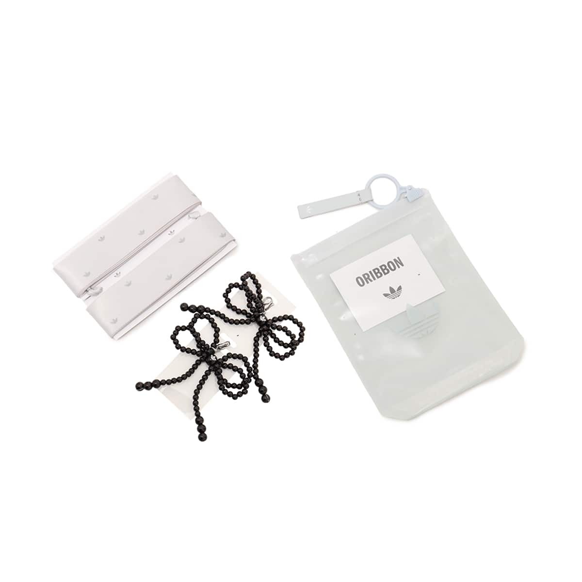 預購┃adidas 緞帶 珠珠 蝴蝶結鞋扣 吊飾 三葉草logo