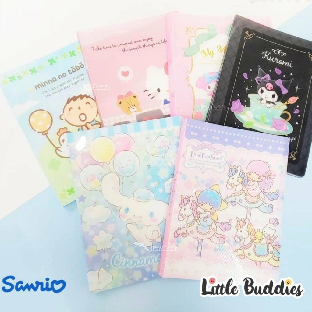 港版Sanrio/ 角落生物/ 蠟筆小新/ 麵包超人/ 芝麻街 揭頁文件夾 20頁 