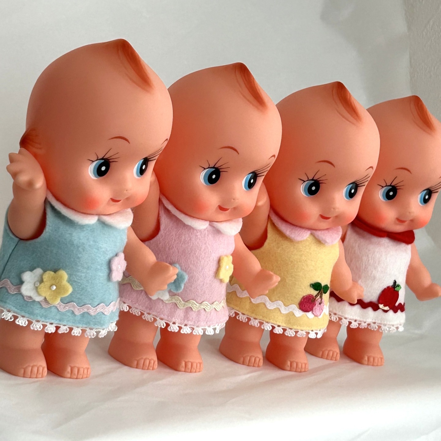 預購┃日本製 Q比 復古 洋裝 公仔 玩具 15cm