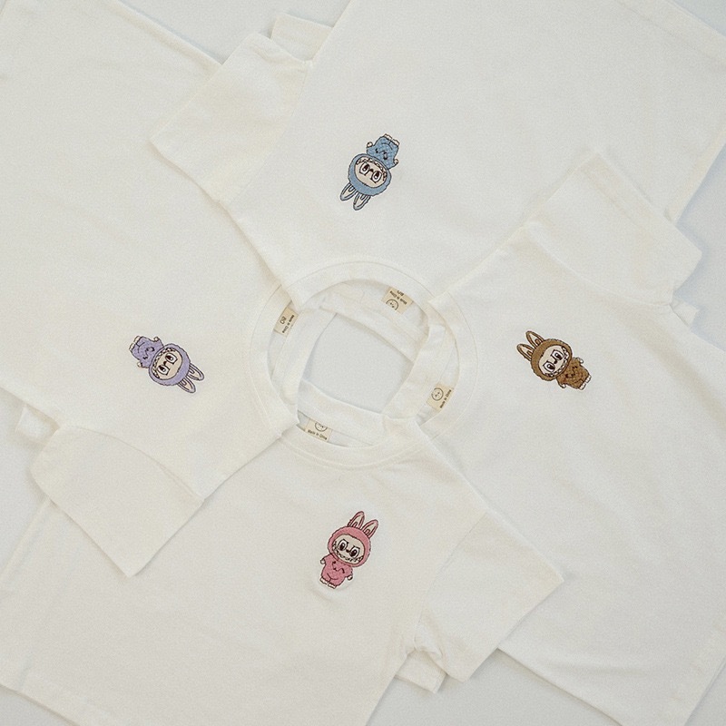 𝐋𝐚𝐛𝐮𝐛𝐮 刺繡短袖上衣