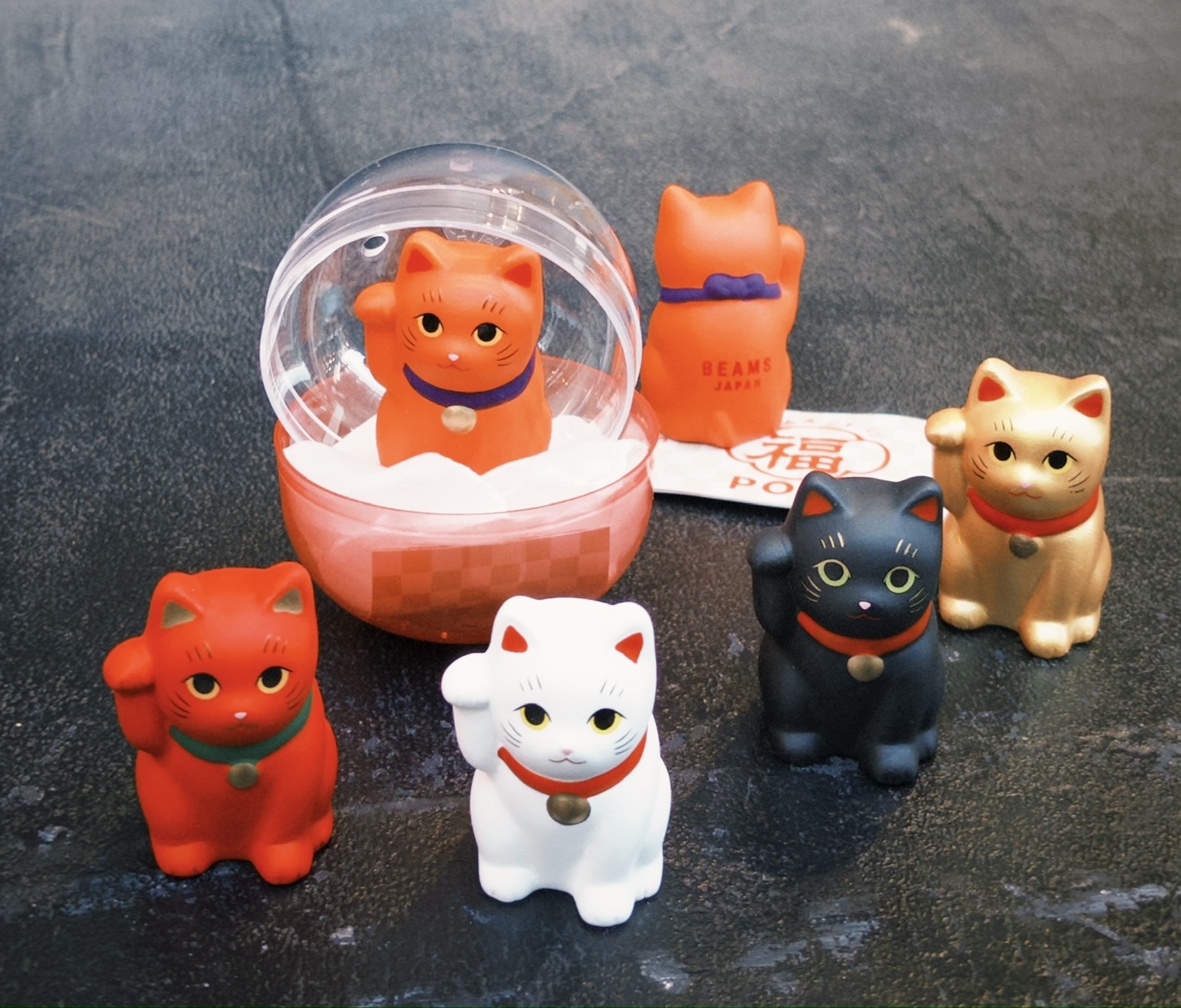 BEAMS® 中外陶園 🇯🇵小招財貓 福 PON（Lucky Cat） |限時收單|