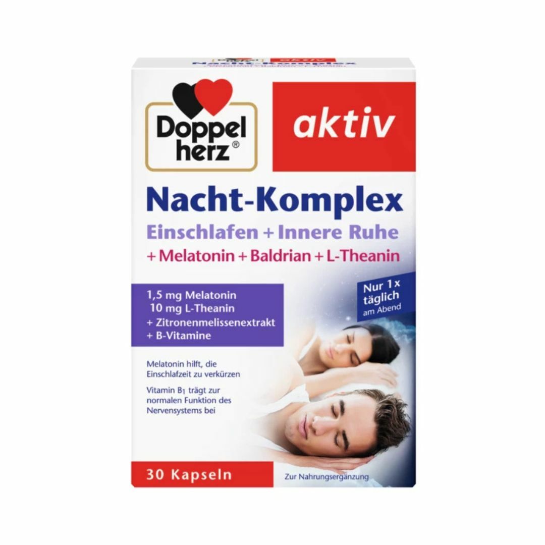 Doppelherz 雙心 夜舒眠晚安膠囊 30粒