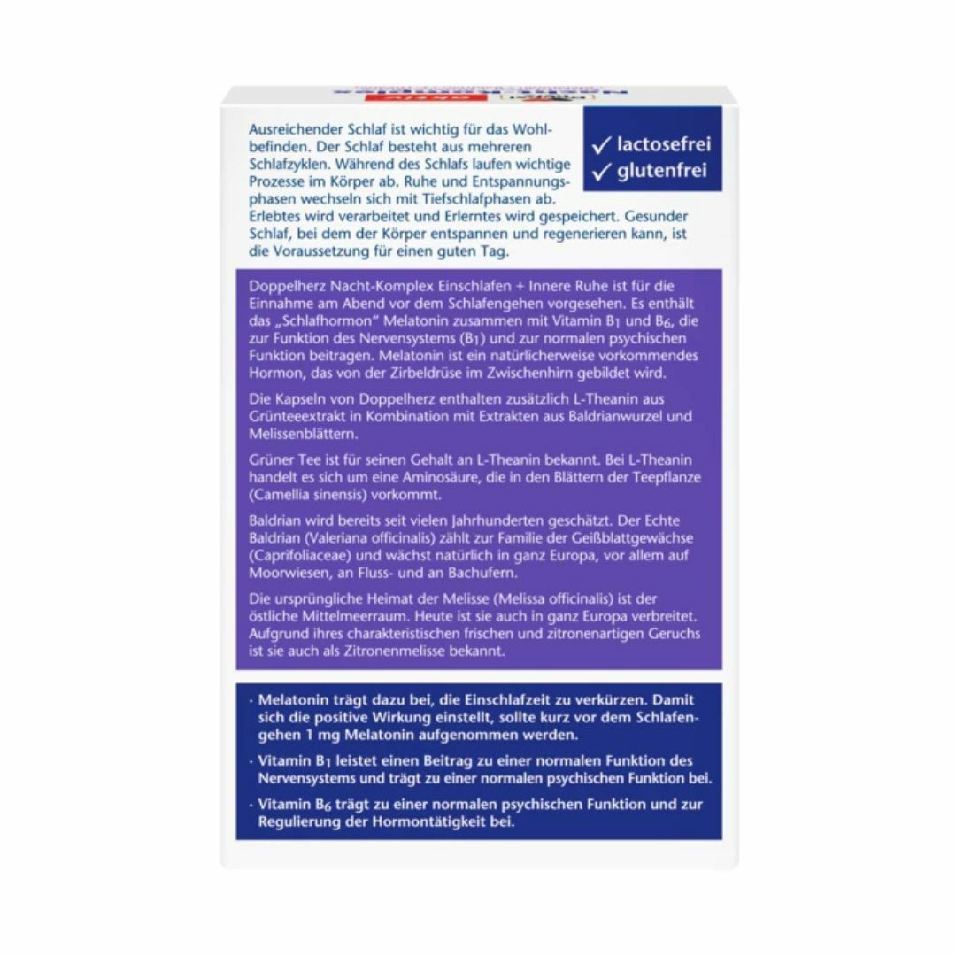 Doppelherz 雙心 夜舒眠晚安膠囊 30粒