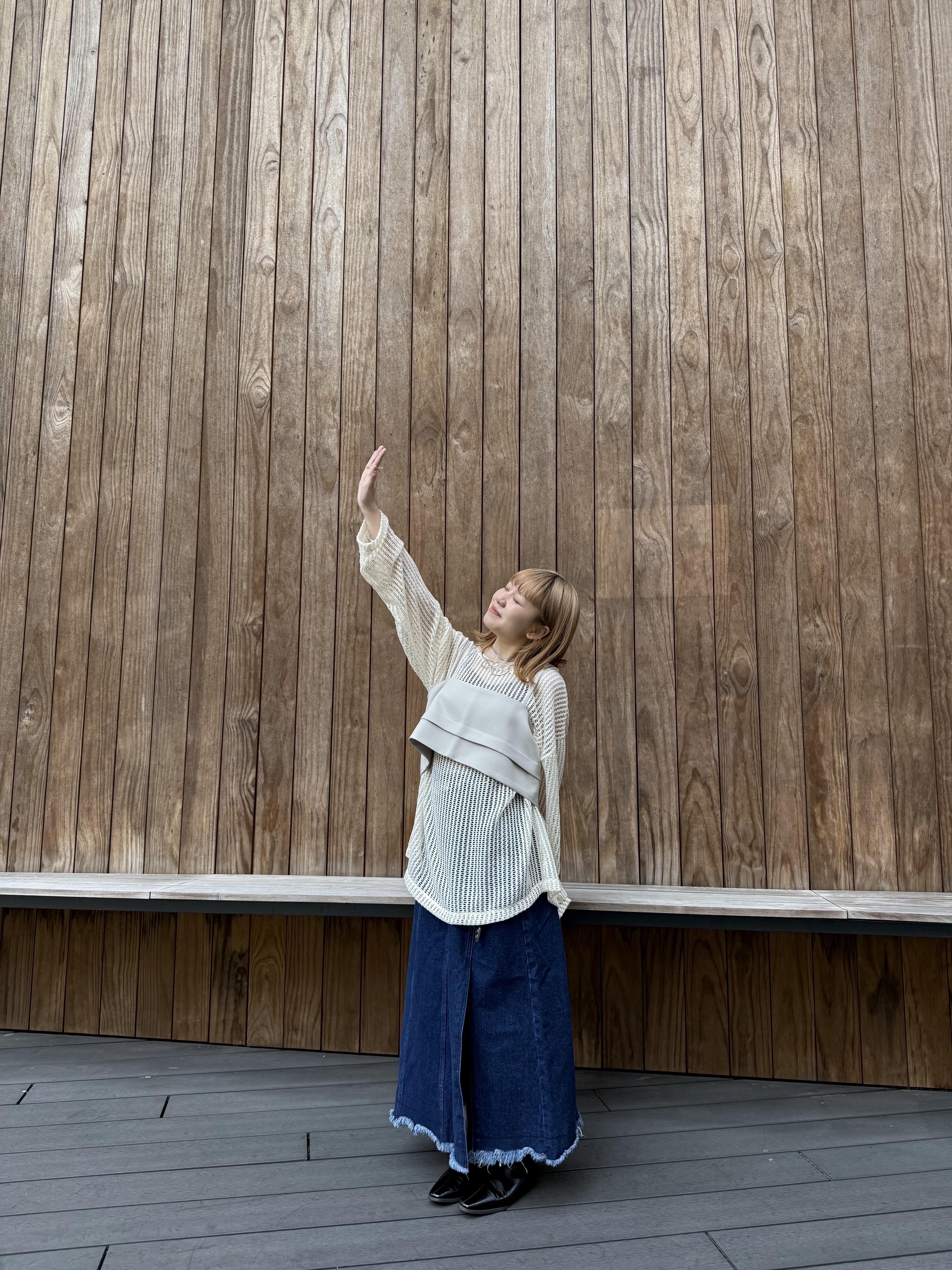 摺摺邊西裝質料外撘