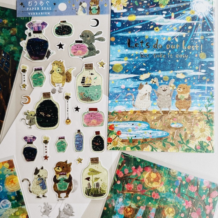 童話森林＿Muumegu 燙金手帳貼紙｜日本ACTIVE CORPORATION