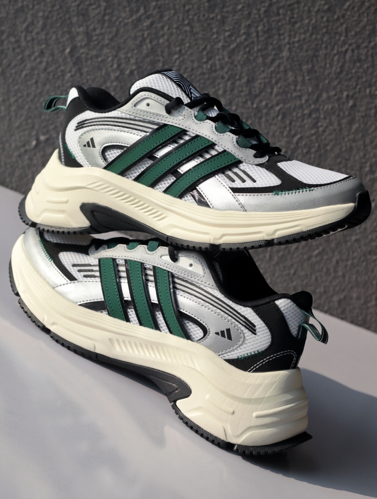 Adidas FC Classic 白銀色 松石綠 Y2K 奶油底 厚底 復古 慢跑鞋 老爹鞋  JS2789/預購