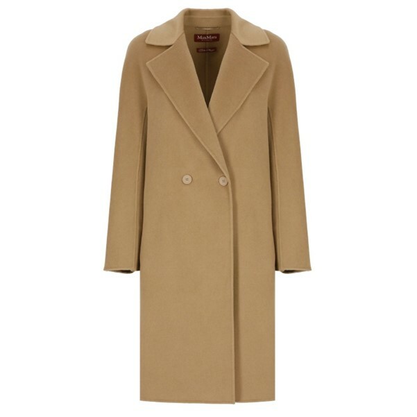 1YY0213-103 MAXMARA Double-Breasted Wool And Cashmere Coat Beige #2426016041600010 - GOYA (C-NB-E)
