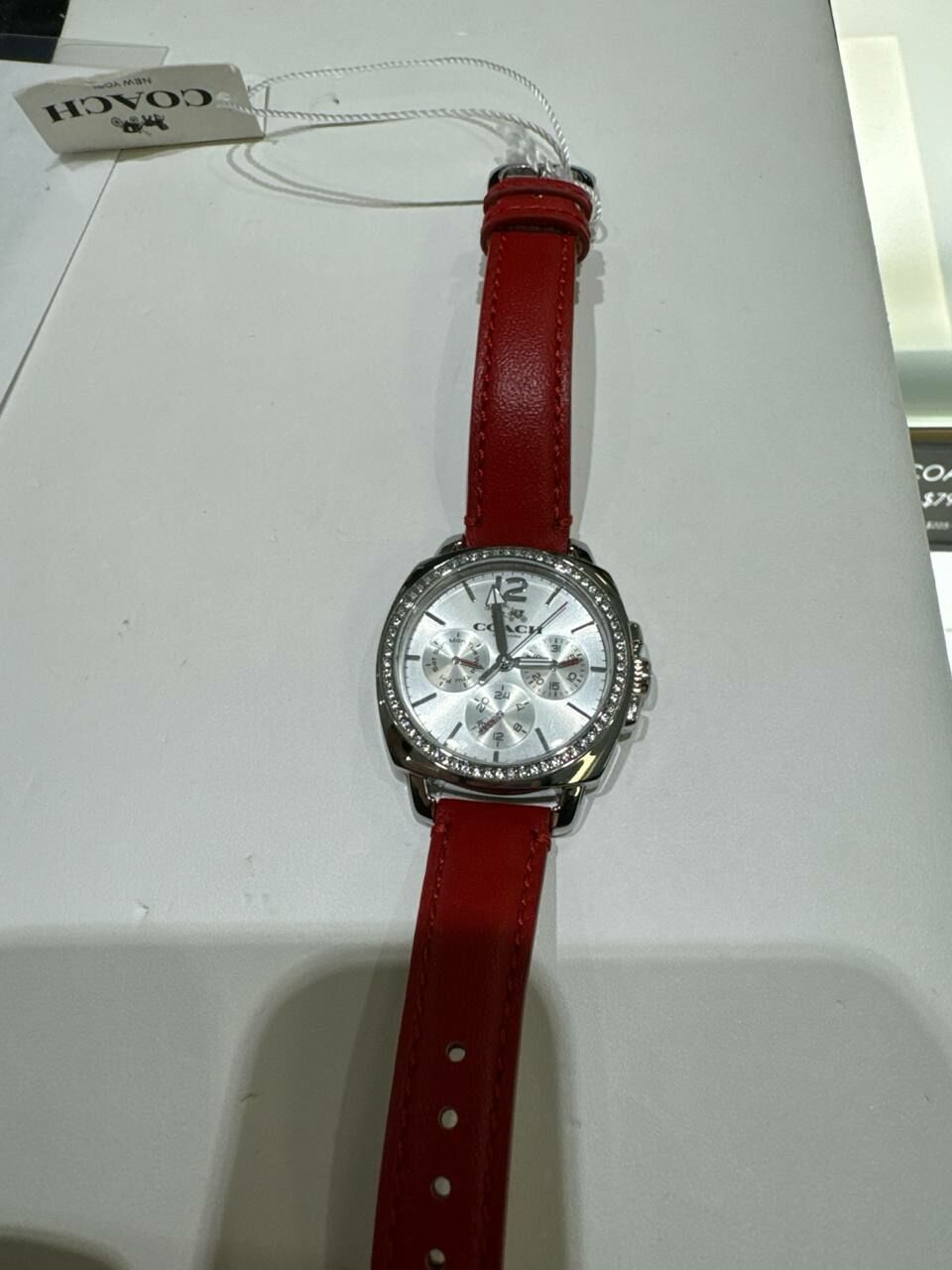 [U] LUXURY WATCH COACH BOYFRIEND WOMEN'S WATCH,SILVER, 885997145664 (ULW105)