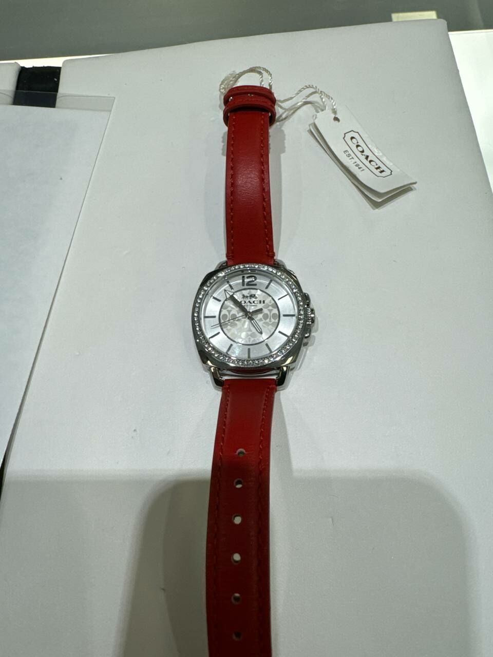 [U] LUXURY WATCH COACH BOYFRIEND WOMEN'S WATCH,SILVER, 885997424127 (ULW93)