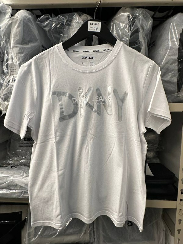 [U] DKNY JEANS NEW YORK CITY CIRCA 1989 PRINT T-SHIRT,WHITE, DJ4T1292-WHT [FINAL SALE] (UD640)