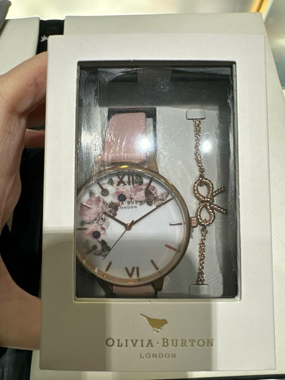 [U] LUXURY WATCH OLIVIA BURTON WOMEN'S GIFT SET,SIGNATURE FLORALS, 885997283571 (ULW65)