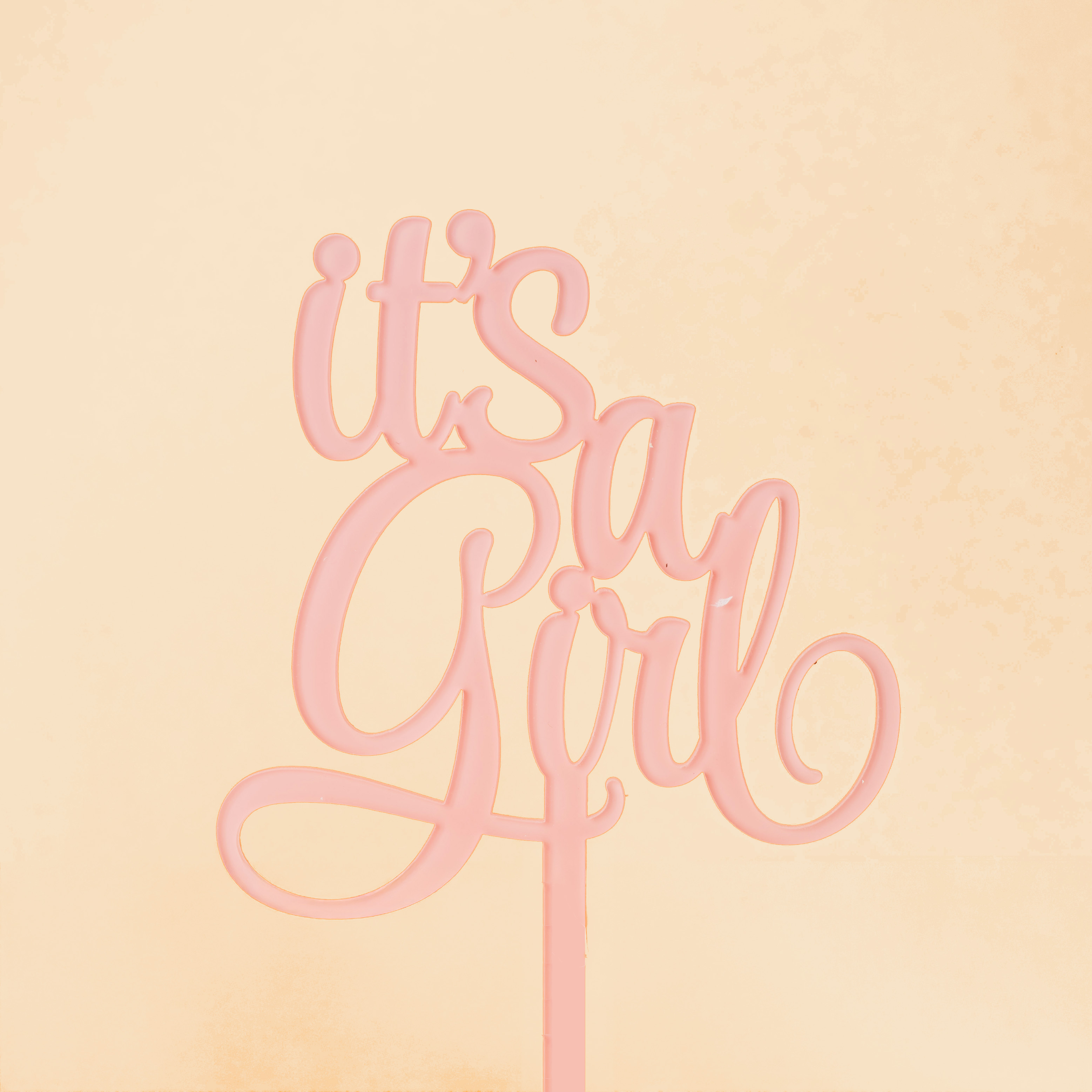 「It's a Girl」蛋糕插牌