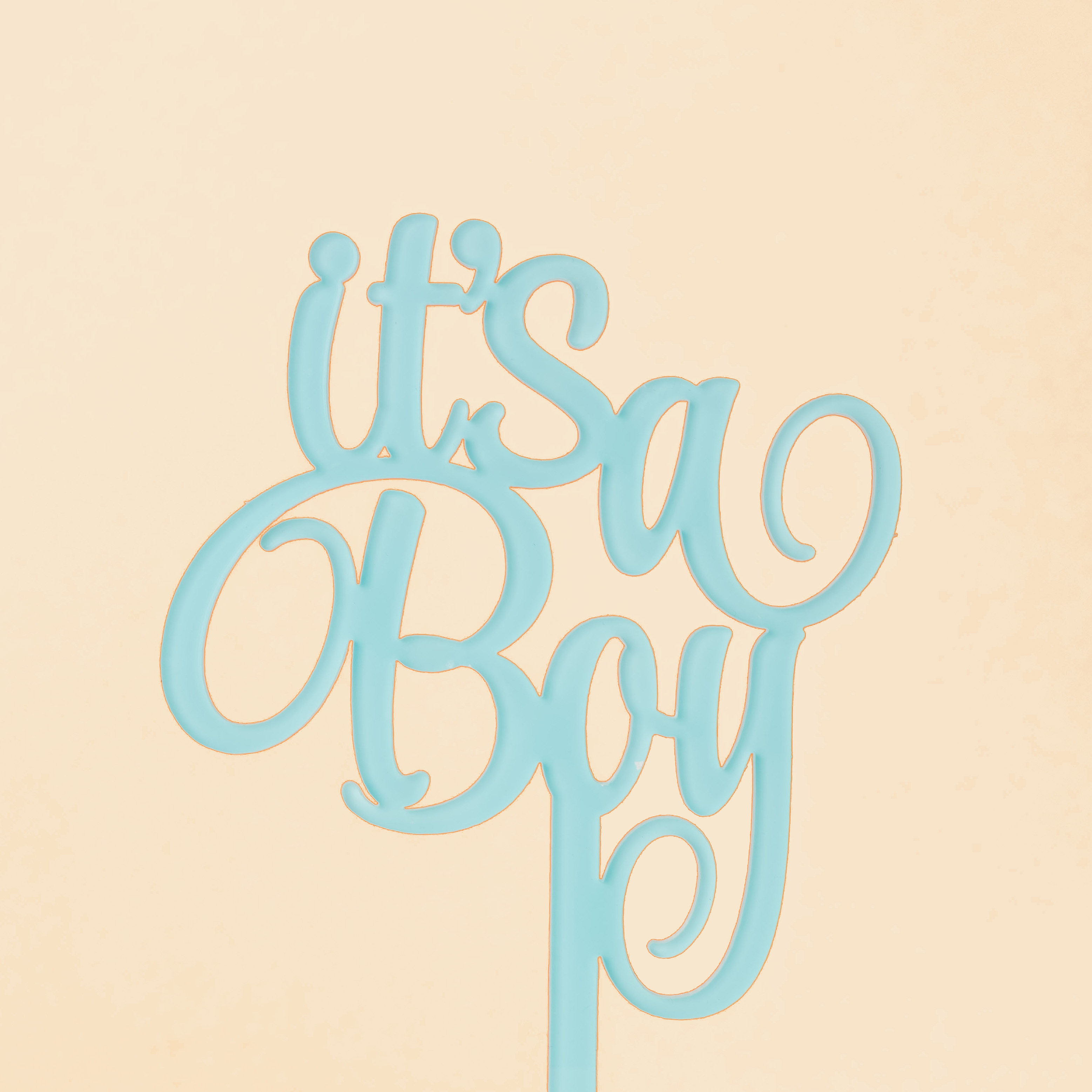 「It's a Boy」蛋糕插牌