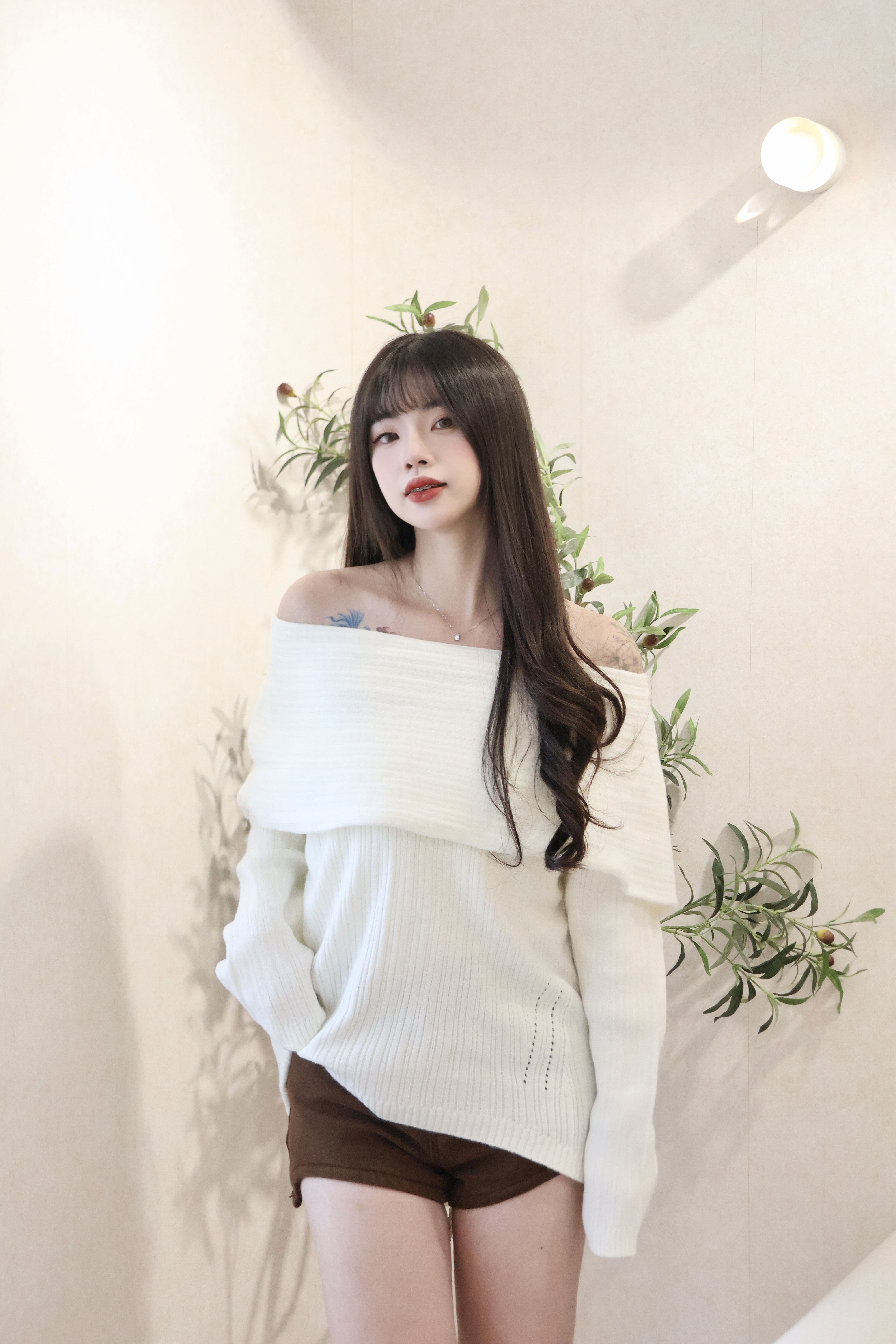 軟糯一字領毛衣🍰